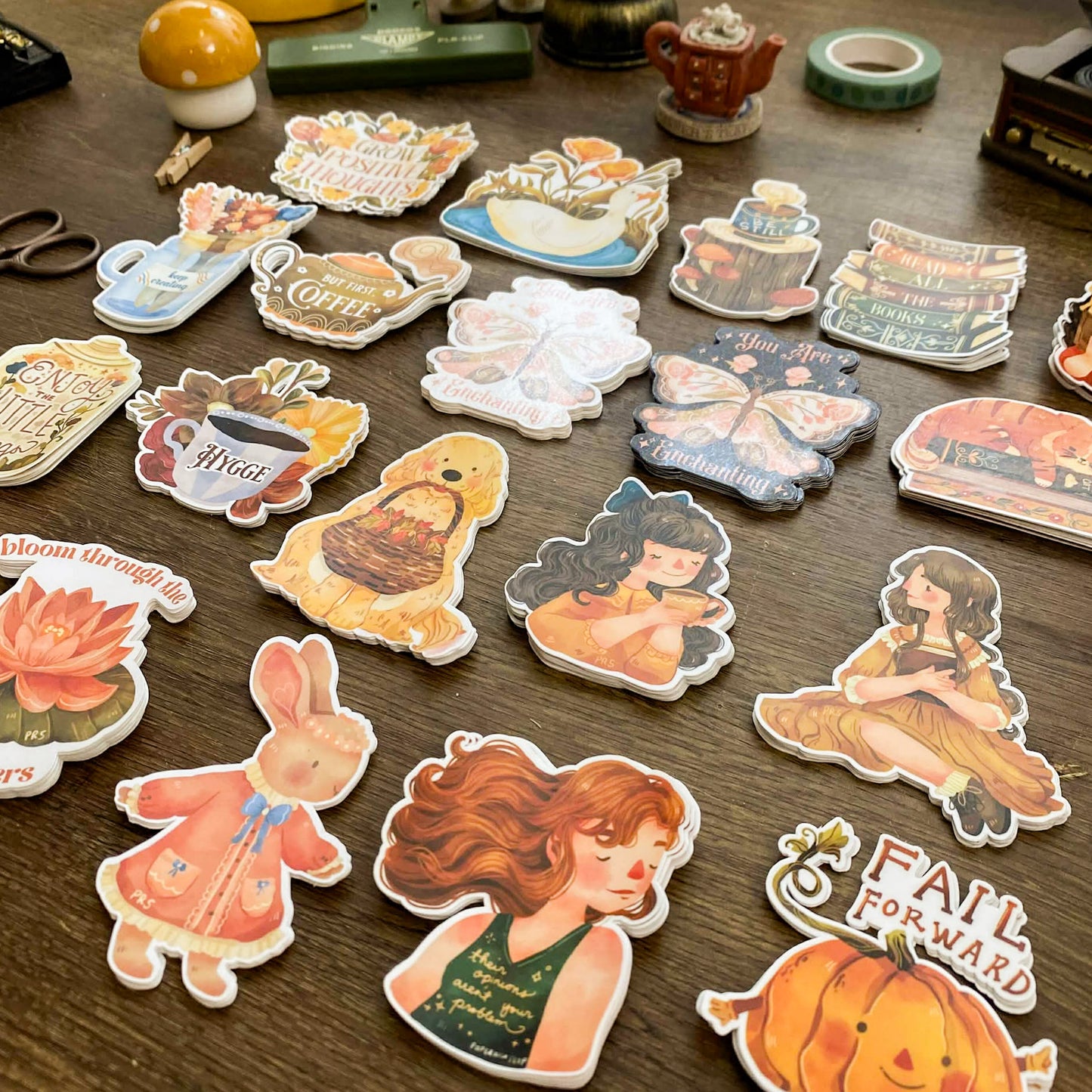 Autumn Chair Waterproof Vinyl Stickers VS060