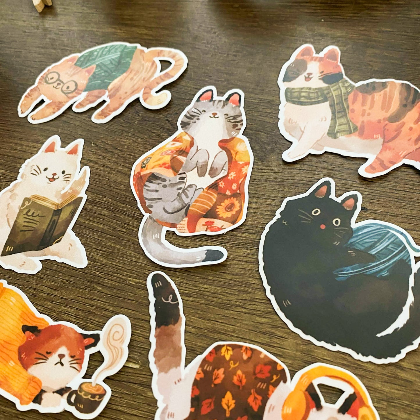 Cozy Cats Sticker Packs SP015