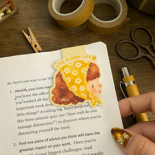 Live A Good Life Magnetic Bookmark MB021