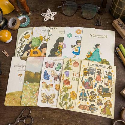 Go Through And Through Daily Aesthetic Postcards 4x6 Art print PC005