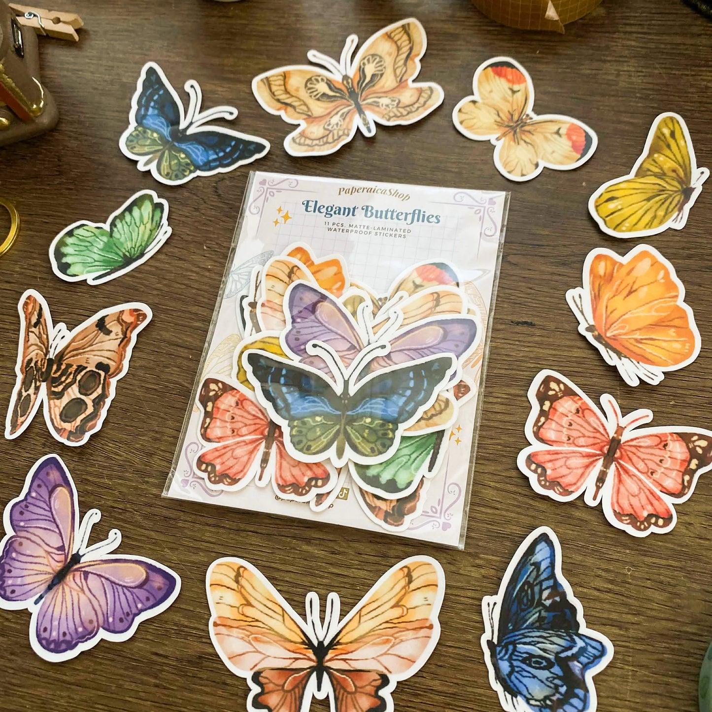 Elegant Butterfly Sticker Pack SP020