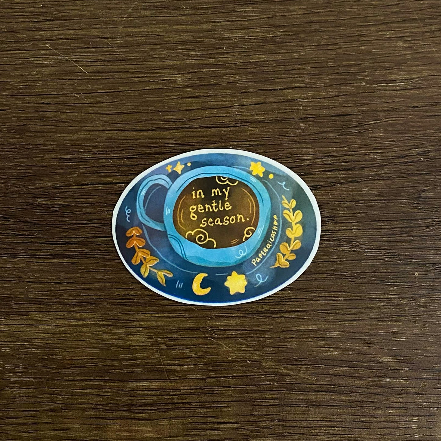 In My Gentle Season Waterproof Vinyl Stickers VS059