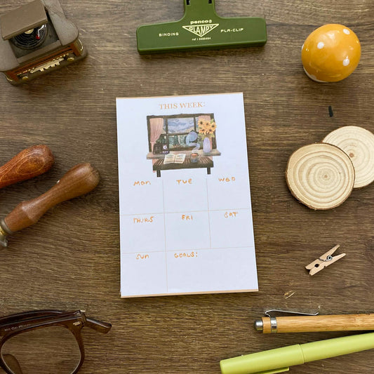 This Cozy Week 4 x 6 Memopad, Planner Pad PP002