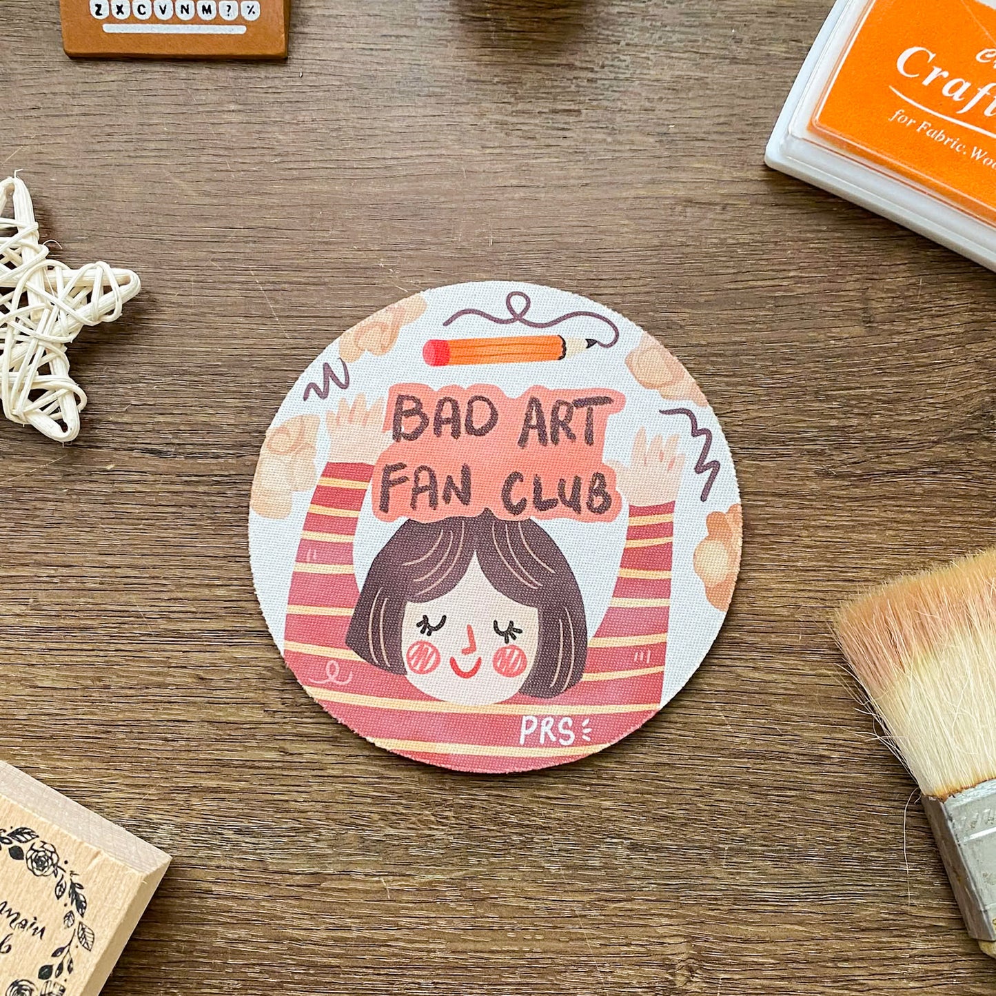 Artist Theme Coasters, Creative Drink Mats, Art Lover Coaster Pads, Cute CP001-4