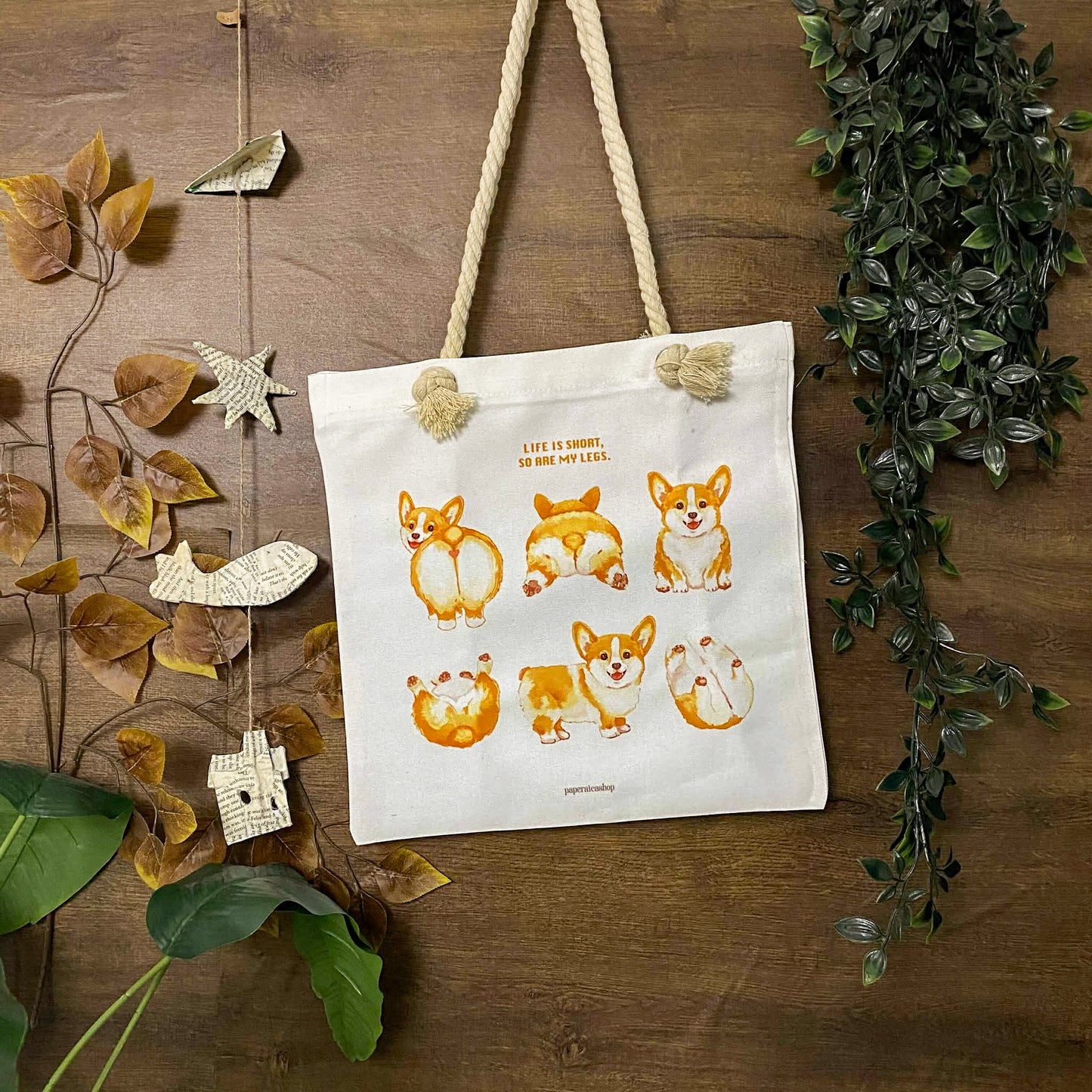 Corgi Love Deco Tote Bag DTA008