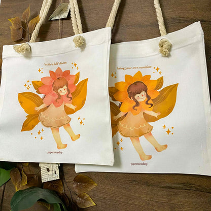 Bloom Girl Deco Tote Bag DTR009
