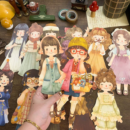 Maica Diecut Art Prints, Cute Maica Diecut Art Prints