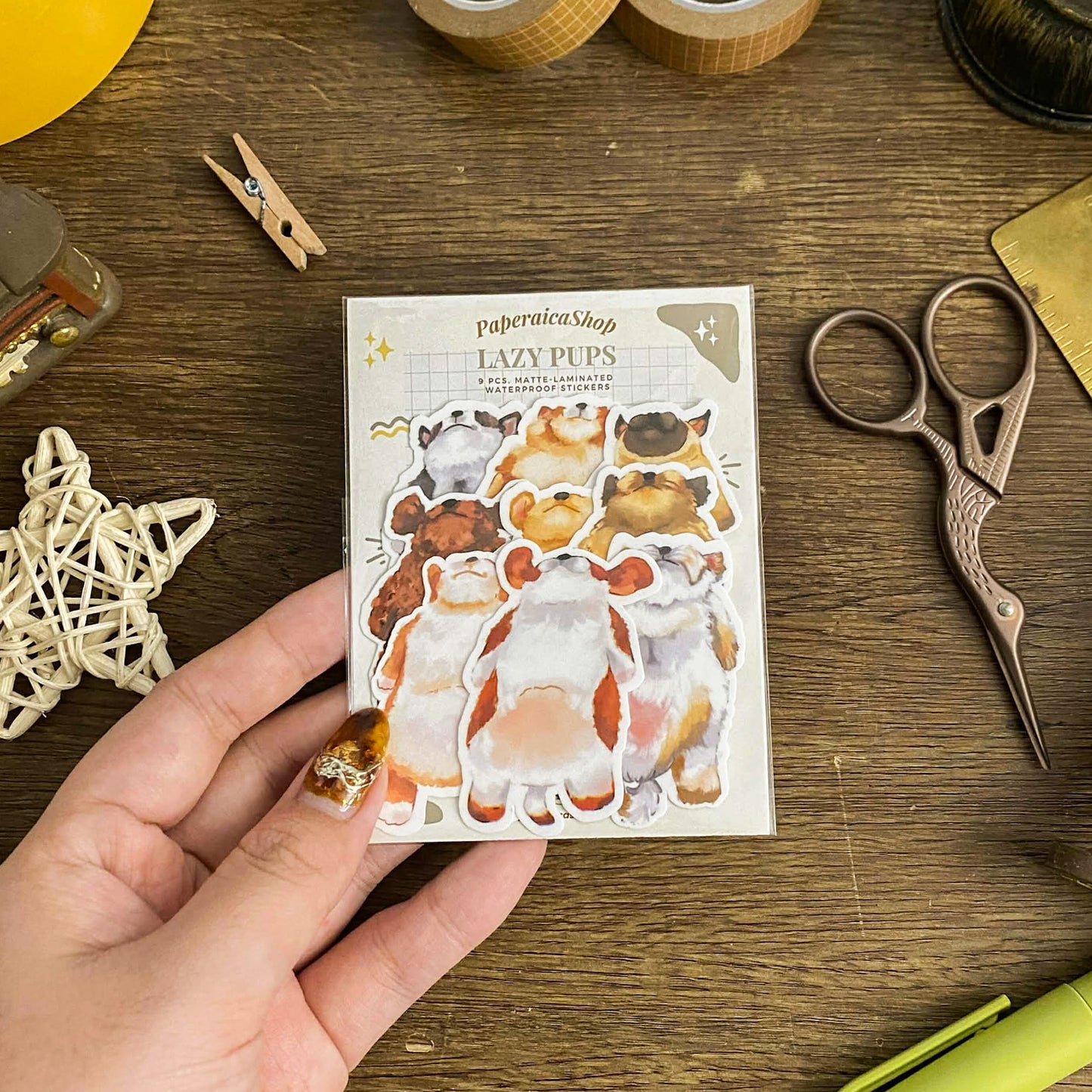 Lazy Pups Sticker Pack SP007