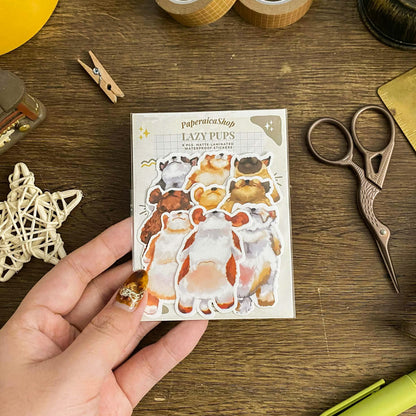 Lazy Pups Sticker Pack SP007