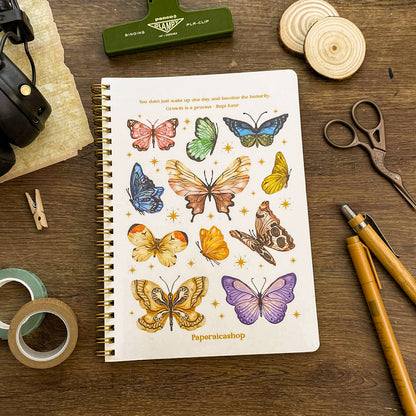 Elegant Butterfly A5 Notebook NBS001