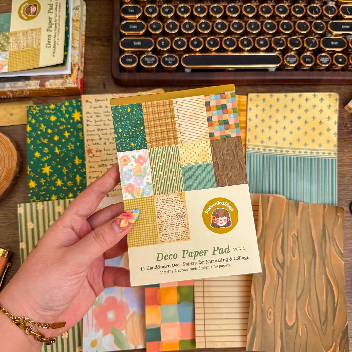 Deco Paper Pad Vol.1 , 4 x 6 Paper Pad DPP001