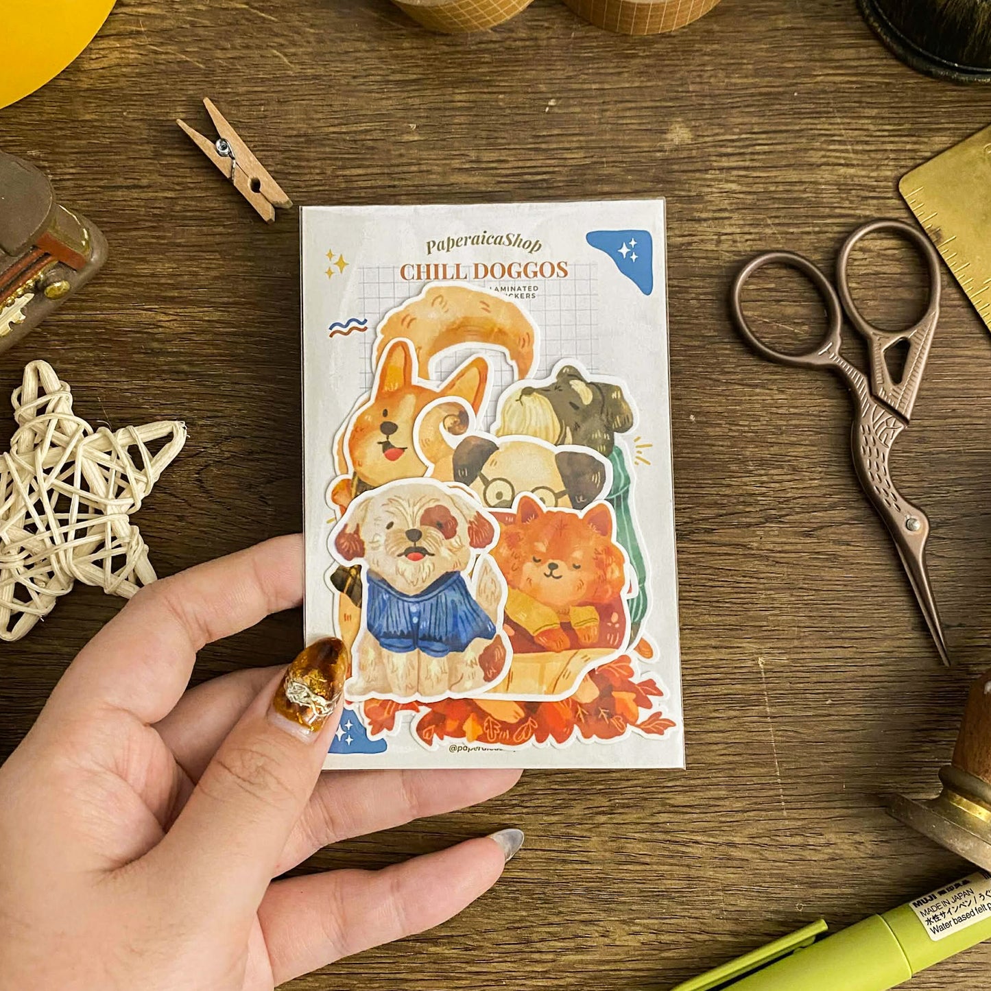 Chill Doggos Autumn Dogs Sticker Pack SP016