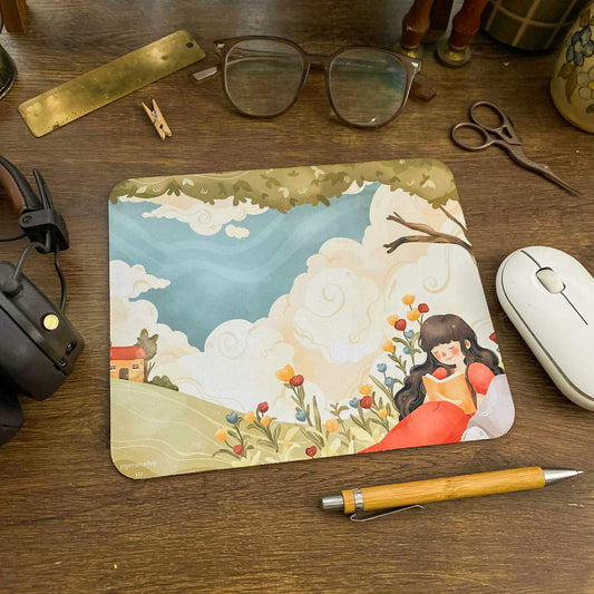Reading Girl Mousepad MP004