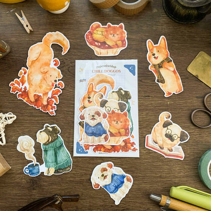 Chill Doggos Autumn Dogs Sticker Pack SP016