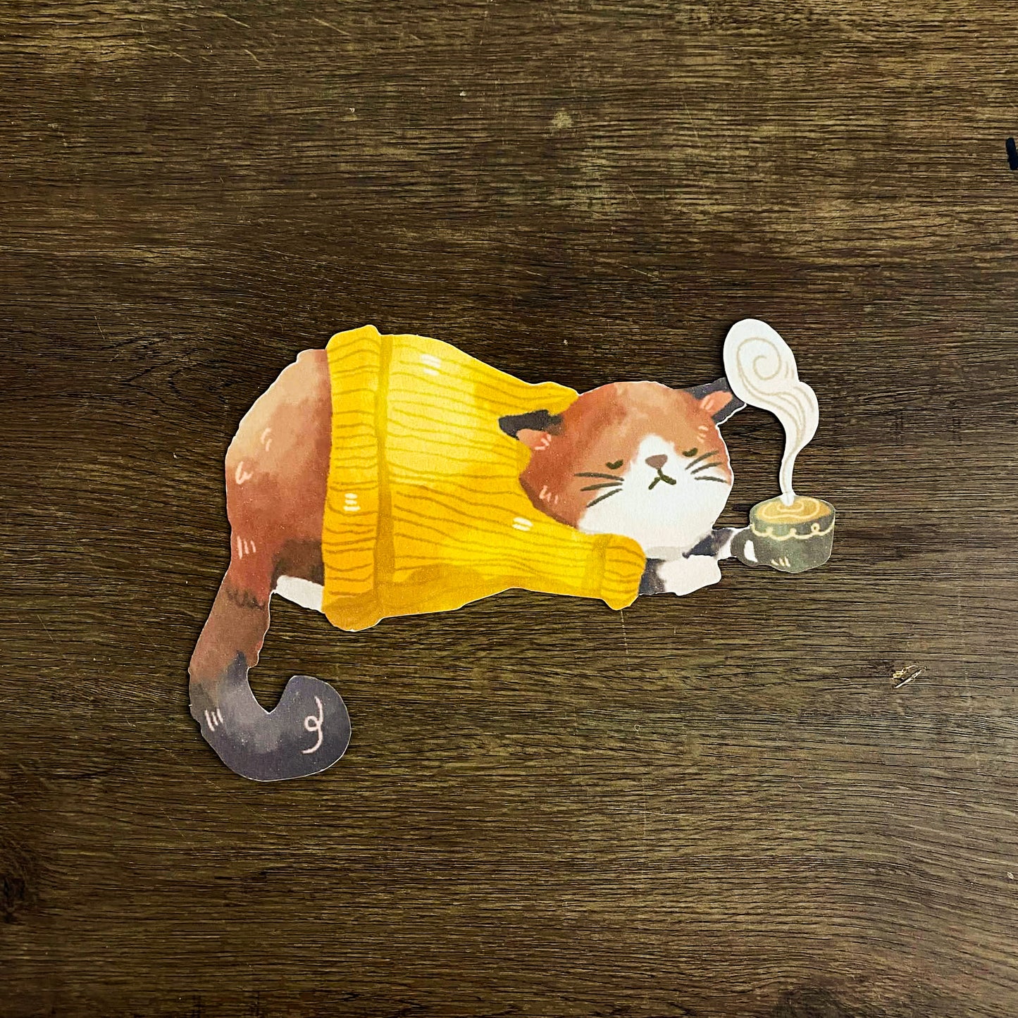 Cozy Autumn Diecut Art Prints, Aesthetic Art Prints, Autumn Themed Art Prints