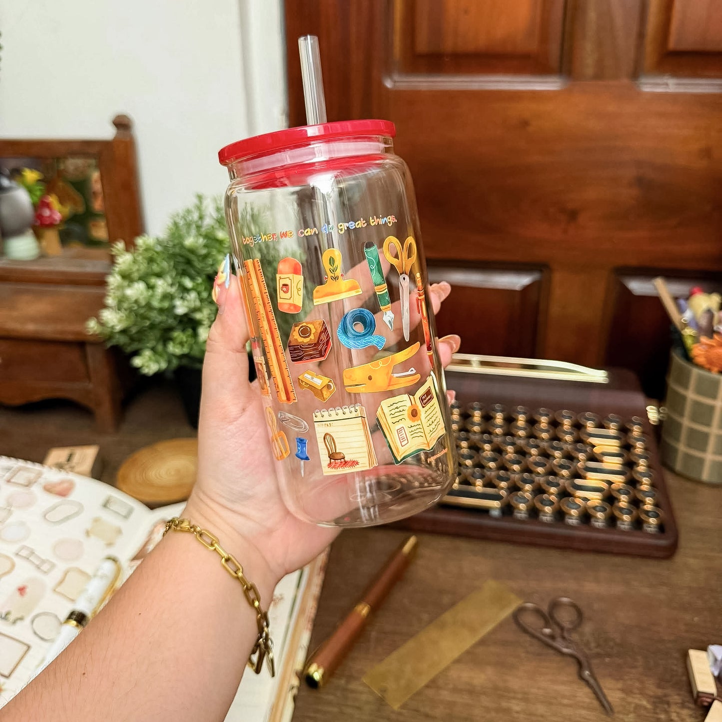 Stationary Things Glassy Cups GSC004