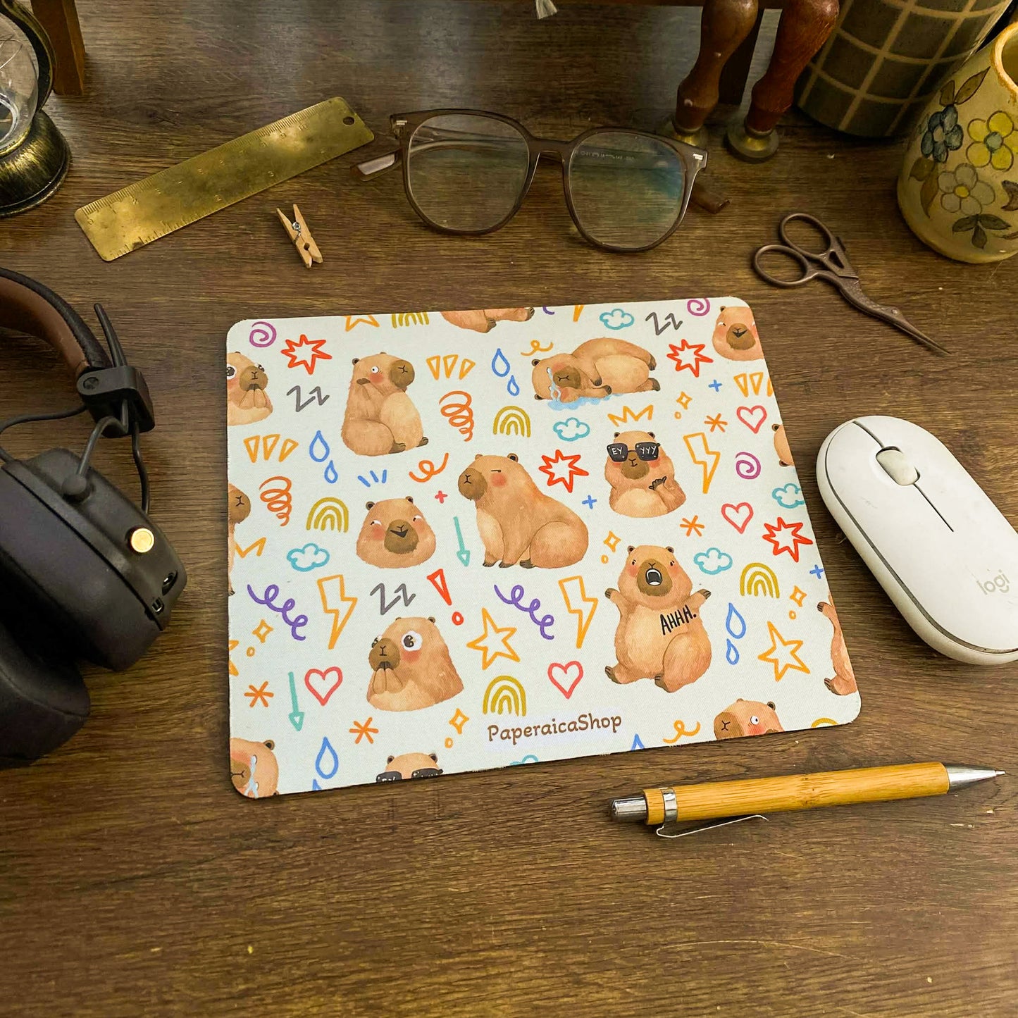 Moody Capybaras Mousepad MP009