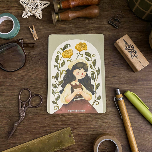 Book Lover Daily Aesthetic Postcards 4x6 Art print PC002