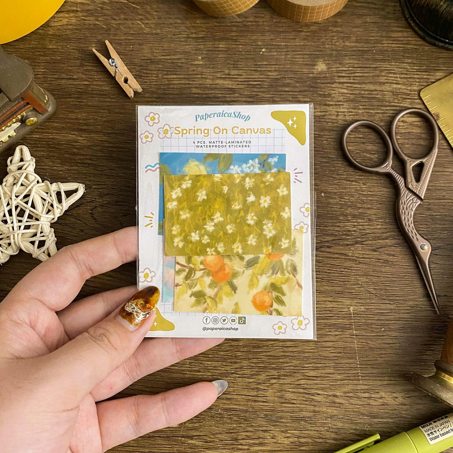 Spring On Canvass Sticker Pack SP029