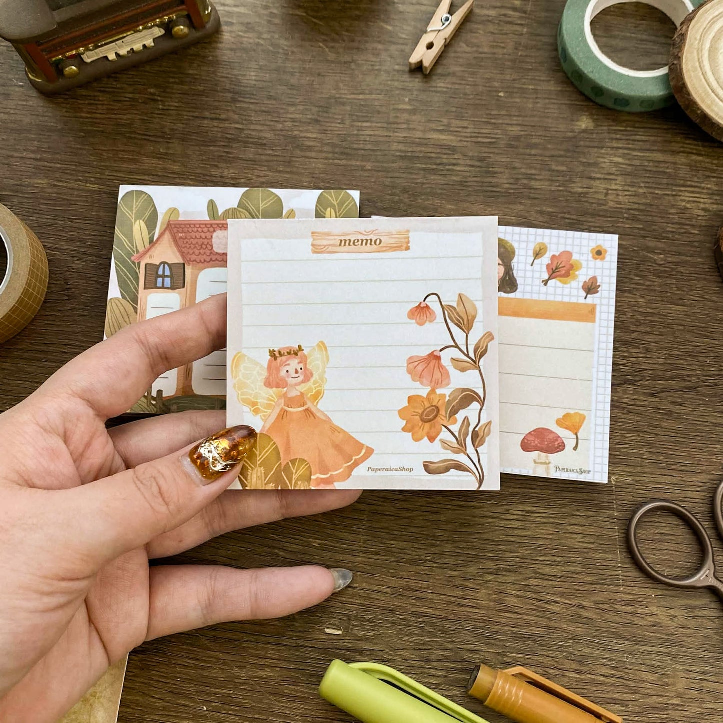 Delicate Days Notepad 40 Leaves Notepad, Notes Memopad NP011