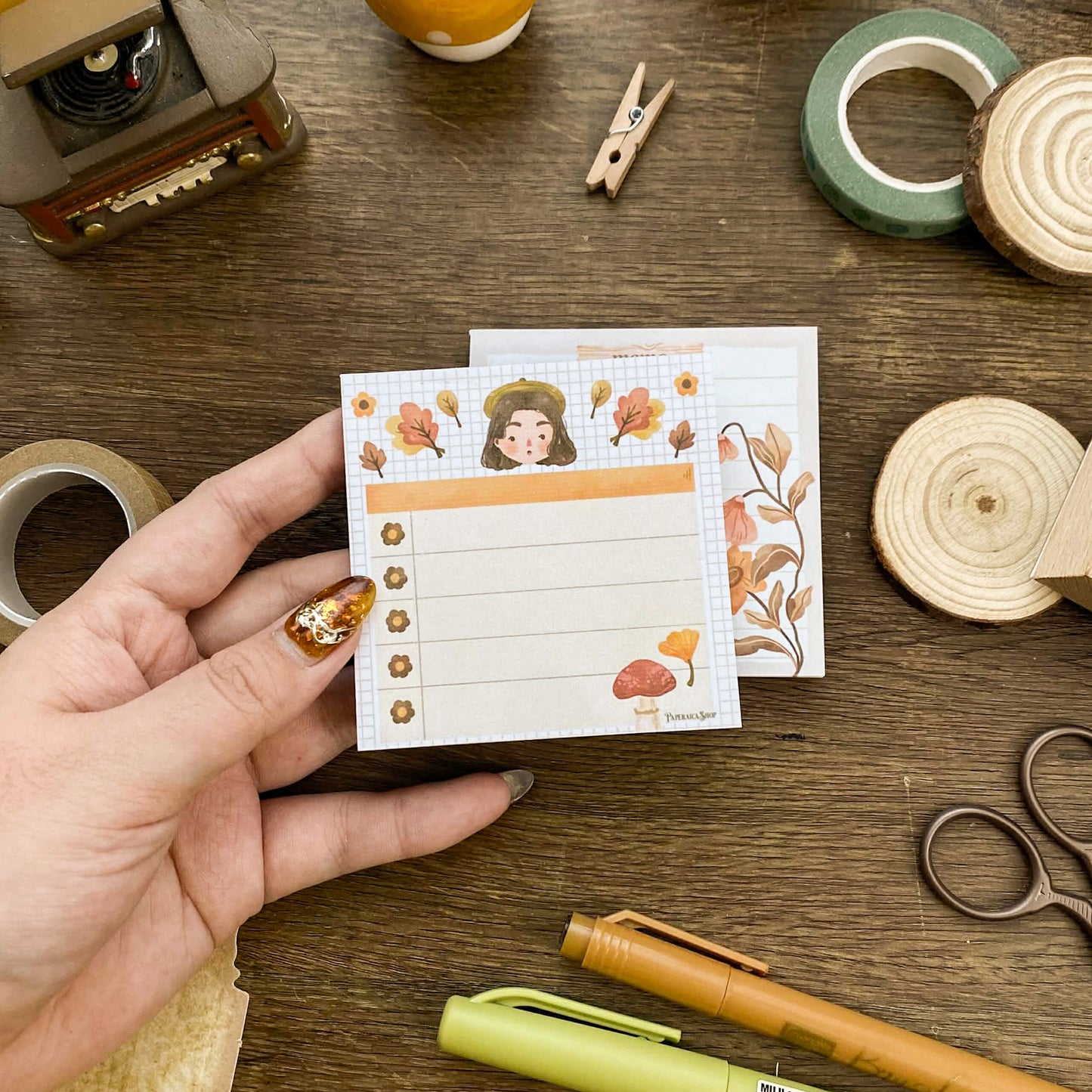 Cute Girl Notepad 40 Leaves Notepad, Notes Memopad NP004