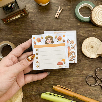 Cute Girl Notepad 40 Leaves Notepad, Notes Memopad NP004