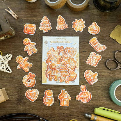 Gingerbread Holiday Sticker Pack SP017