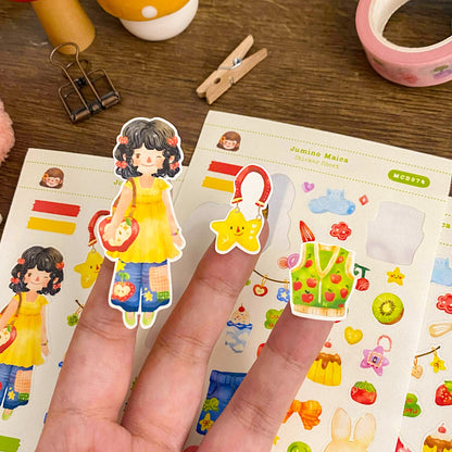 Jumino Maica Decorative Sticker Sheet MCD074