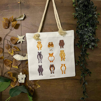 Dog Butts Deco Tote Bag DTA0036