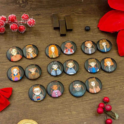Stranger Things 5 Button Pins, Deco Pins, Stranger Things Merch | FBP032