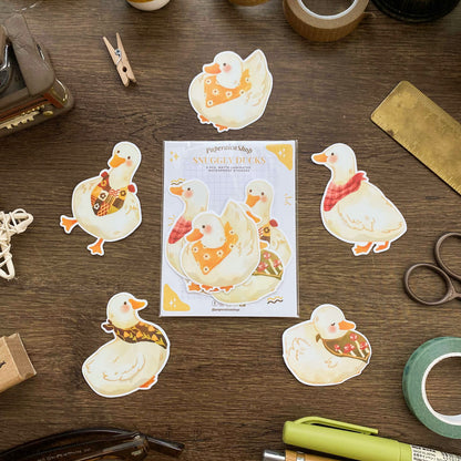 Cute Snuggly Ducks Sticker Pack SP012