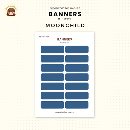 BS-MSP007 Banners Stickers, Shape Sticker, Functional Stickers | Paperaicashop