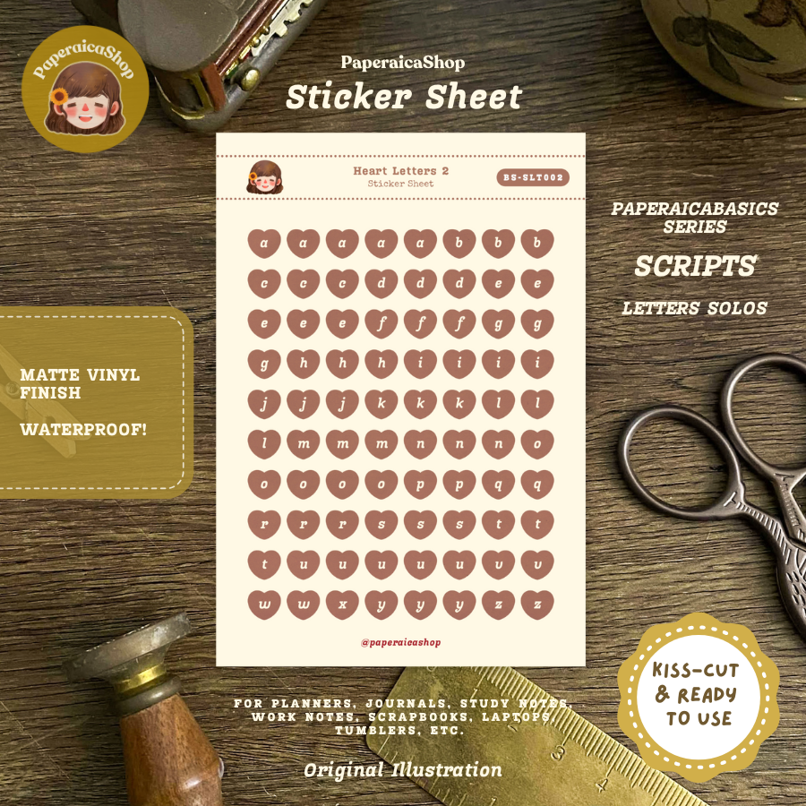 BSLT, Shape Stickers, Functional Stickers, Small Stickers | BSSLT | PaperaicaShop