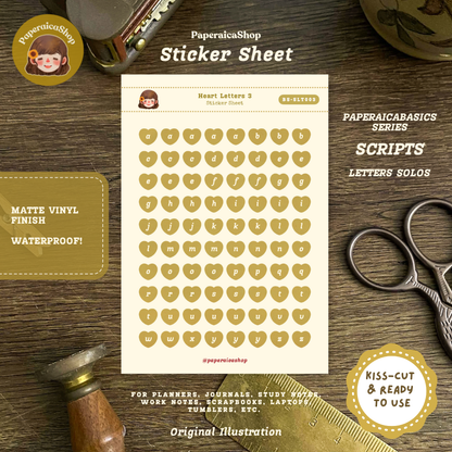 BSLT, Shape Stickers, Functional Stickers, Small Stickers | BSSLT | PaperaicaShop