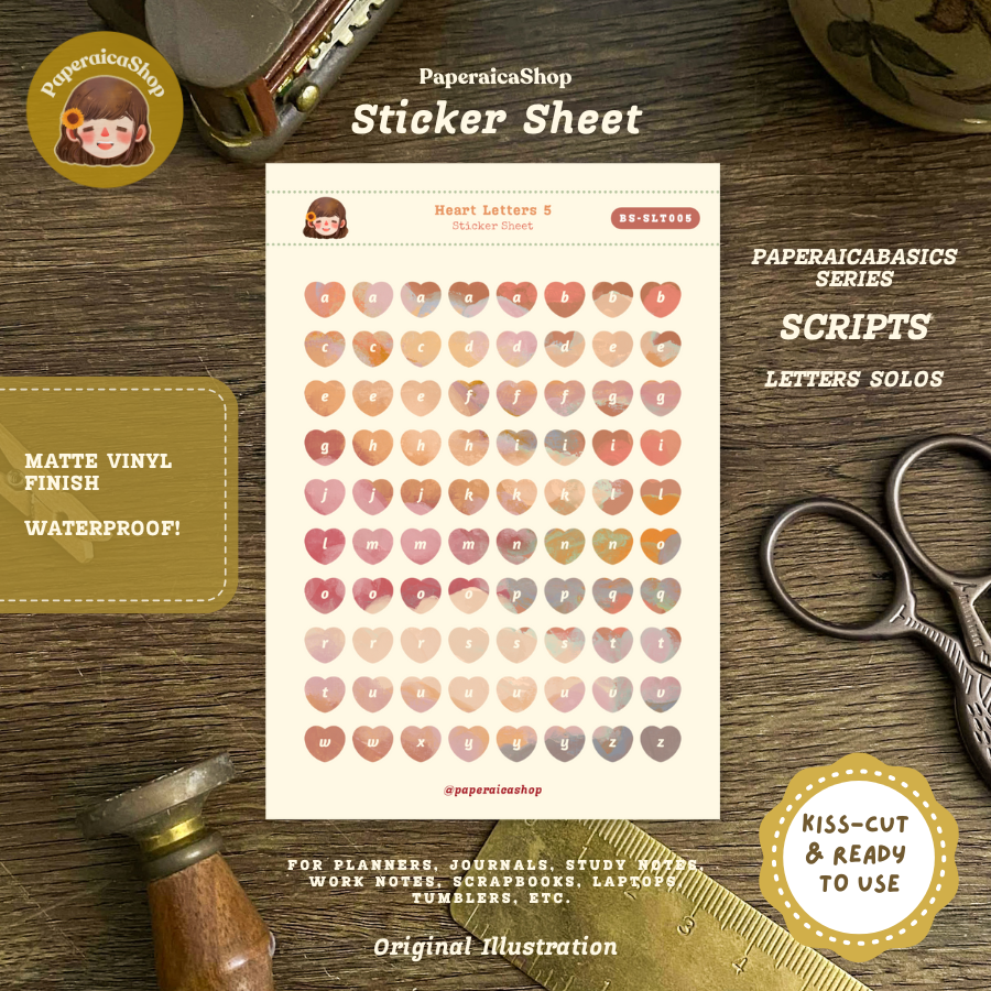 BSLT, Shape Stickers, Functional Stickers, Small Stickers | BSSLT | PaperaicaShop