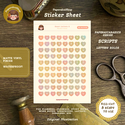 BSLT, Shape Stickers, Functional Stickers, Small Stickers | BSSLT | PaperaicaShop