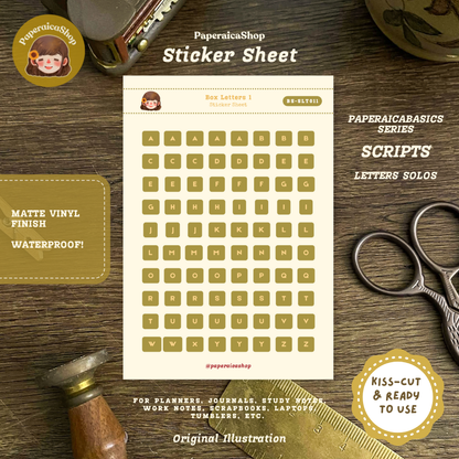 BSLT, Shape Stickers, Functional Stickers, Small Stickers | BSSLT | PaperaicaShop