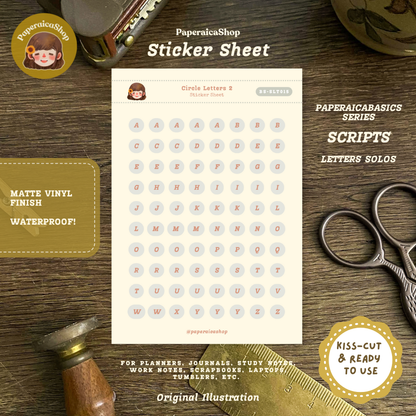 BSLT, Shape Stickers, Functional Stickers, Small Stickers | BSSLT | PaperaicaShop