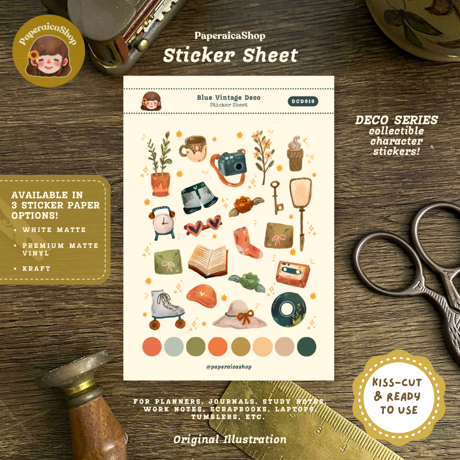 Cute Cozy Planner Decorative Sticker Sheet DCD010