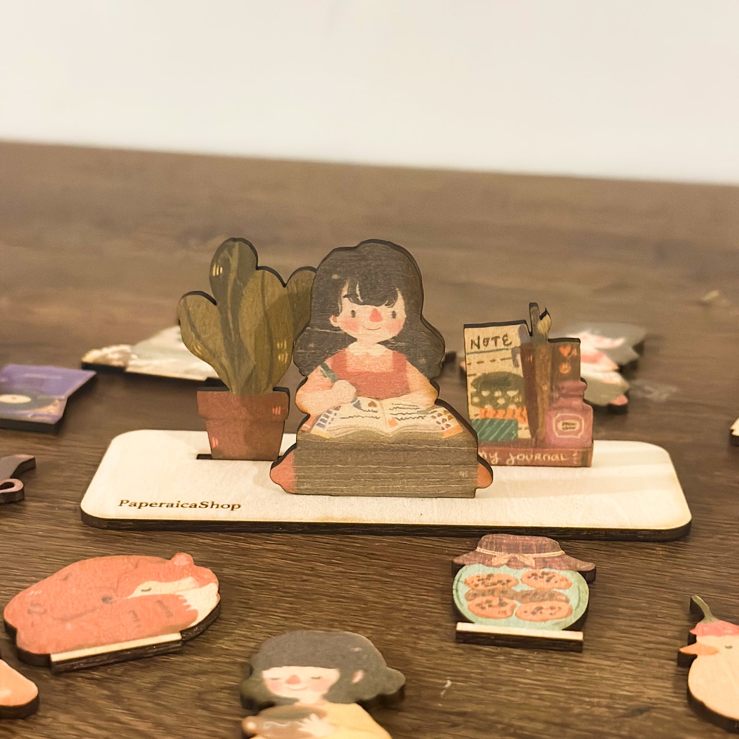 COZY HOMESTEAD SET  (MINI WOODEN STANDEE SET)