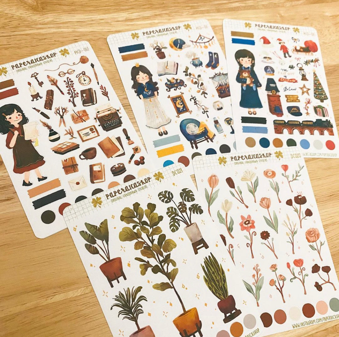 Polar Express Maica Decorative Sticker Sheet MCH003