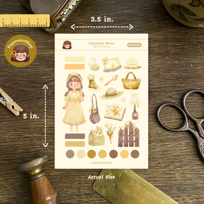 Daisycore Maica Decorative Sticker Sheet MCD050