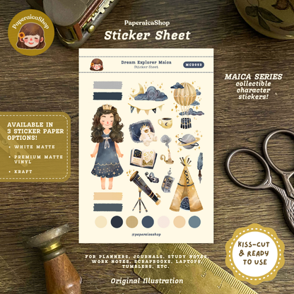 Dream Explorer Maica Decorative Sticker Sheet MCD053