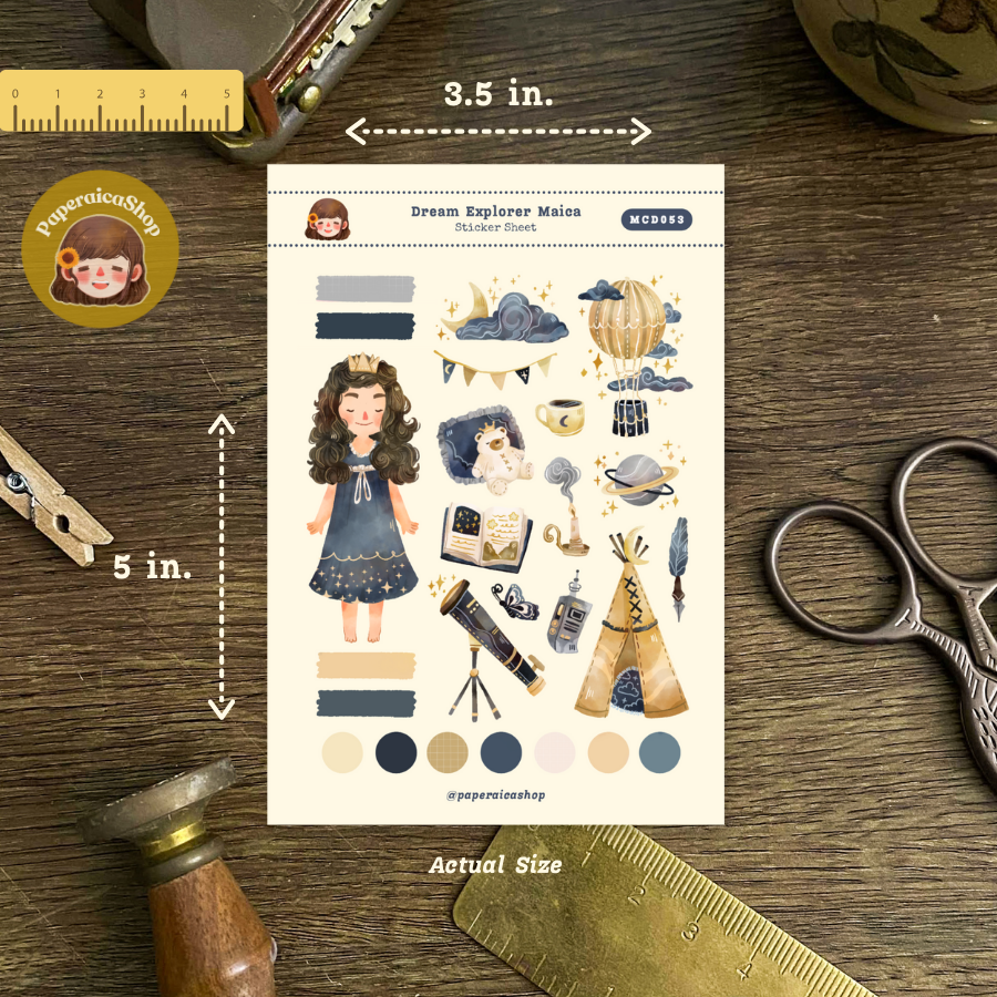Dream Explorer Maica Decorative Sticker Sheet MCD053