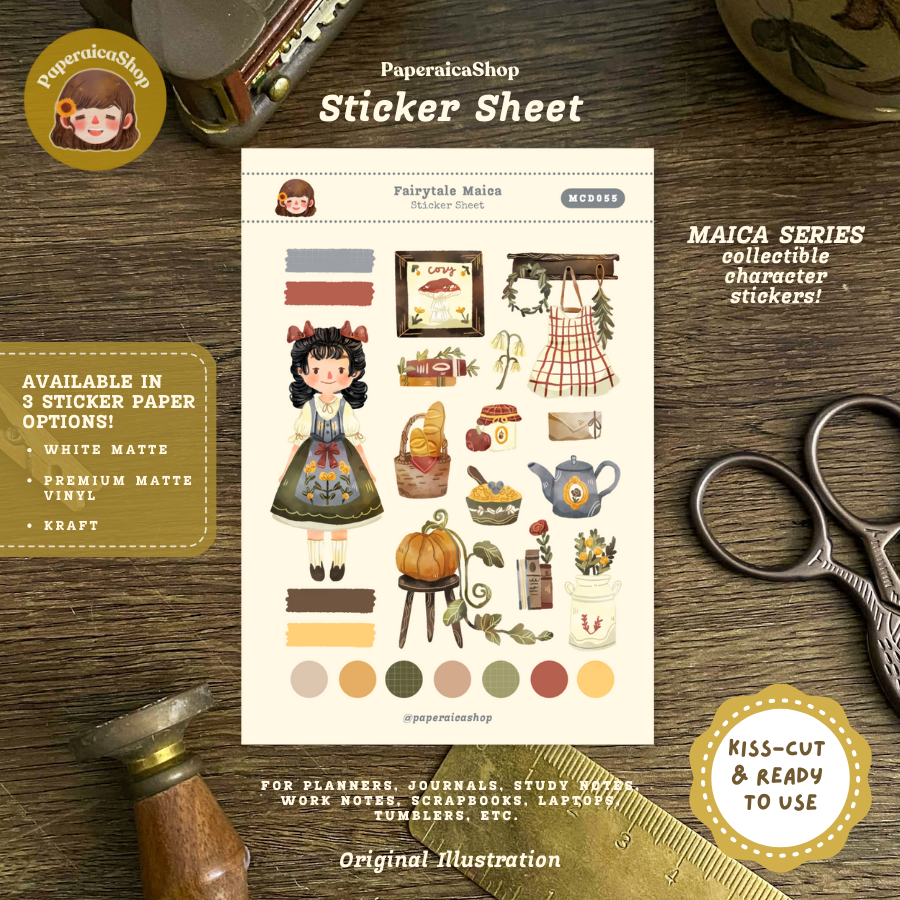 Fairytale Maica Decorative Sticker Sheet MCD055