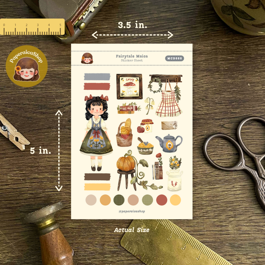 Fairytale Maica Decorative Sticker Sheet MCD055