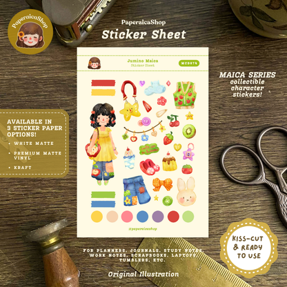 Jumino Maica Decorative Sticker Sheet MCD074