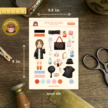 Be The Sun Maica Decorative Sticker Sheet MCF003