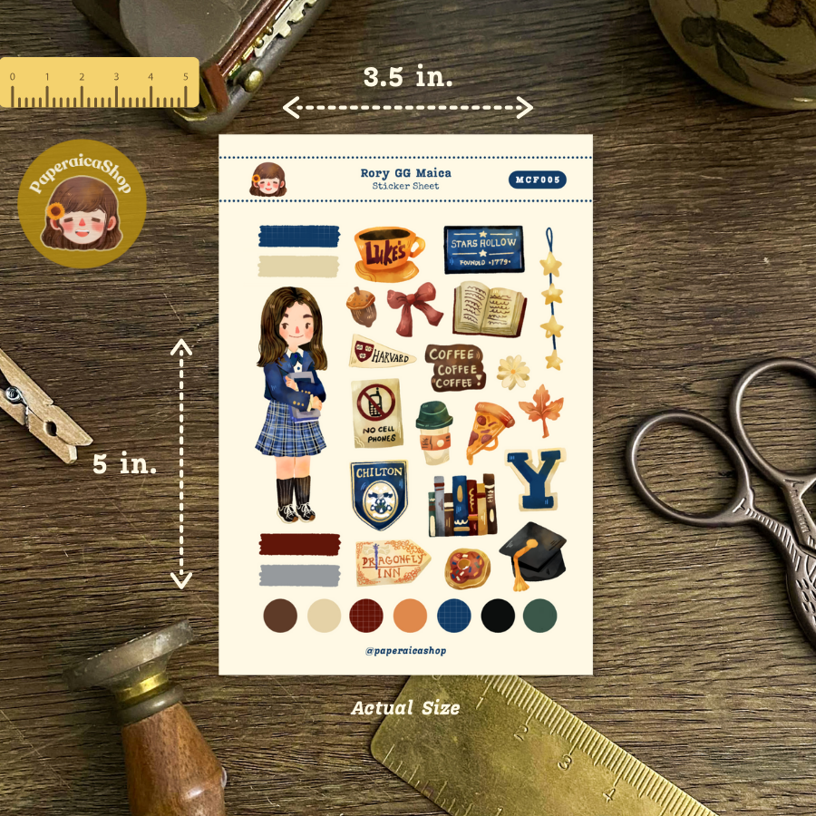 Rory GG Maica Decorative Sticker Sheet MCF005