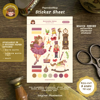 Nutcracker Princess Maica Decorative Sticker Sheet MCH009